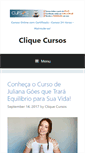 Mobile Screenshot of cliquecursos.com